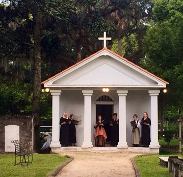 Ceremony at Tolomato Cemetery