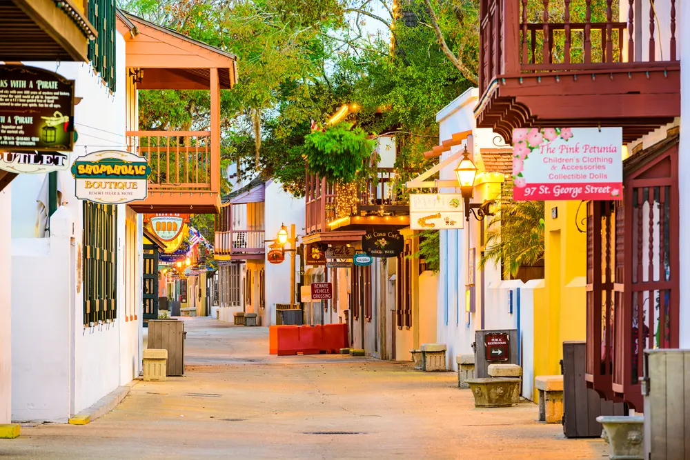 One of the top things to do in St. Augustine is to wander the streets of the historic downtown