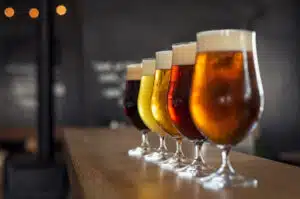 Breweries in St. Augustine, photo of a beer tasting