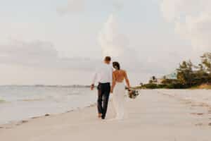 St. Augustine Wedding Packages, photo of a happy couple just married at our St. Augustine Bed and Breakfast