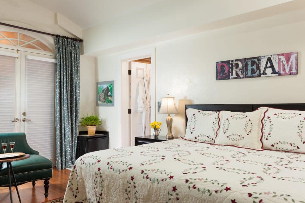 Enjoy a well appointed room like this one at the best St. Augustine Bed and Breakfast.