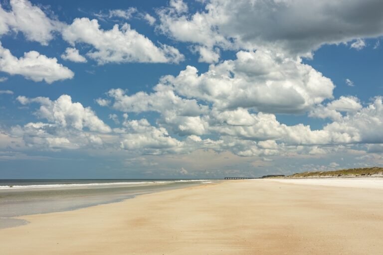 Pristine sand on Anastasia Beach St. Augustine