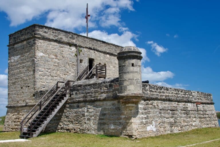 Visit Fort Matanzas National Monument in St. Augustine. This coquina made fort kept watch over the waterway.